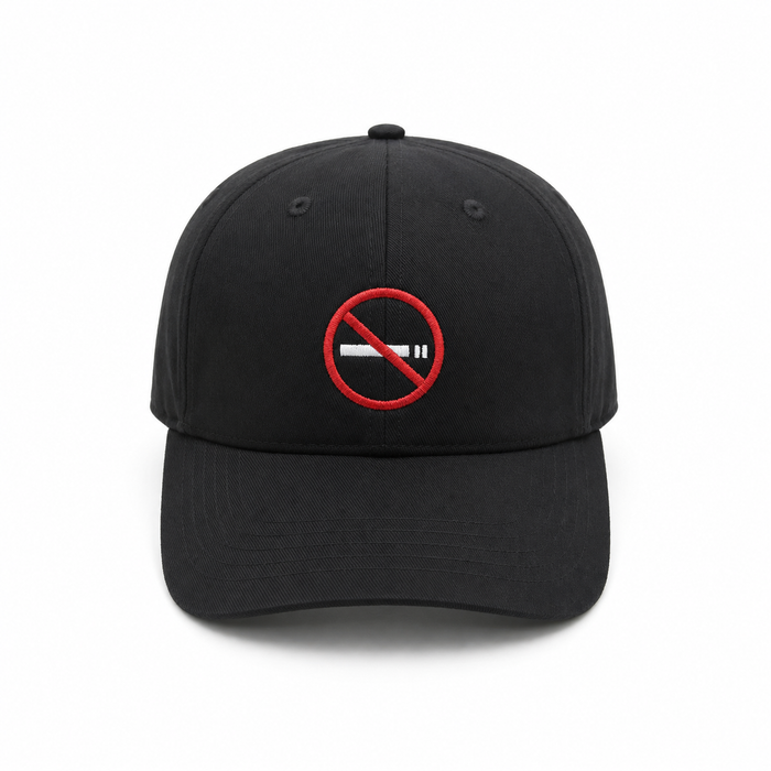 NO SMOKING AREA — Black